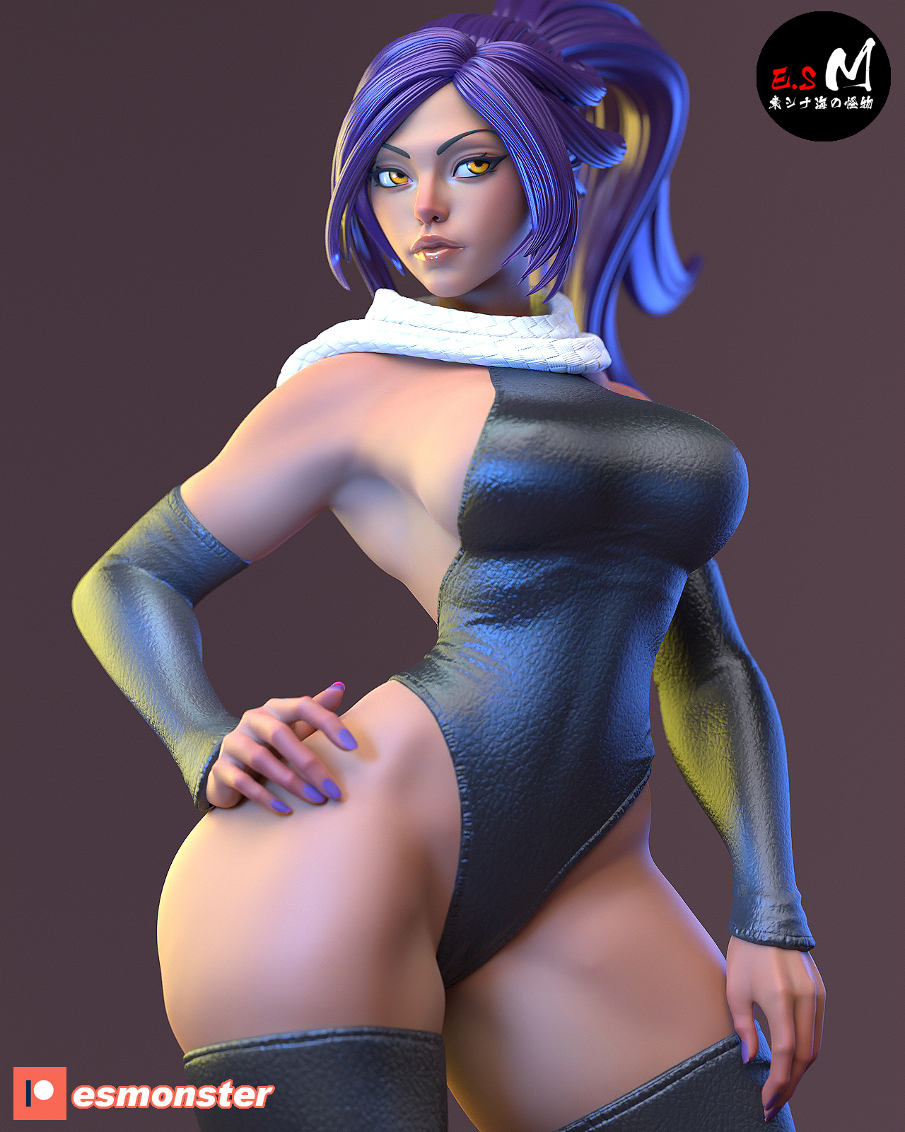 Yoruichi v2 3d Printable STL