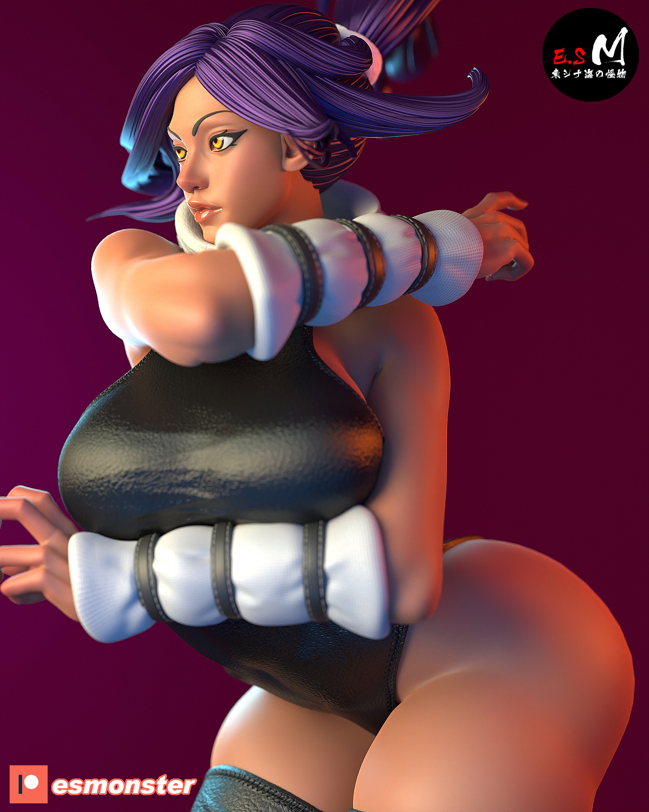 Yoruichi v1 + NSFW - 3D Printable STL - Image 3
