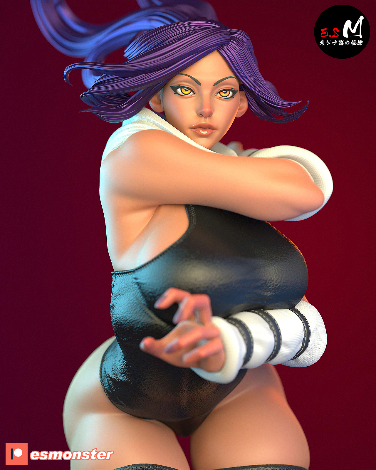 Yoruichi v1 + NSFW - 3D Printable STL - Image 4
