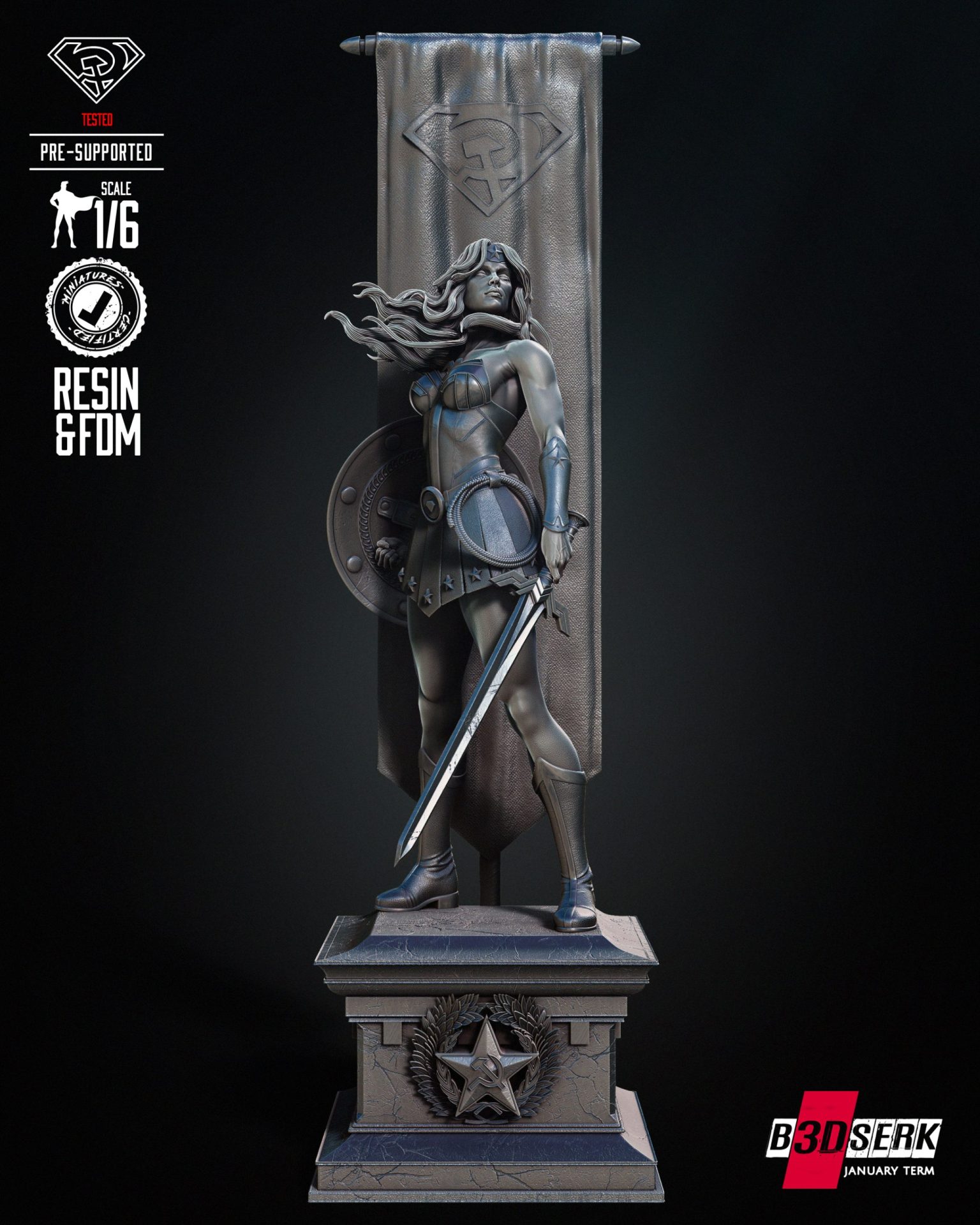 Red Son Wonder Woman - Image 9