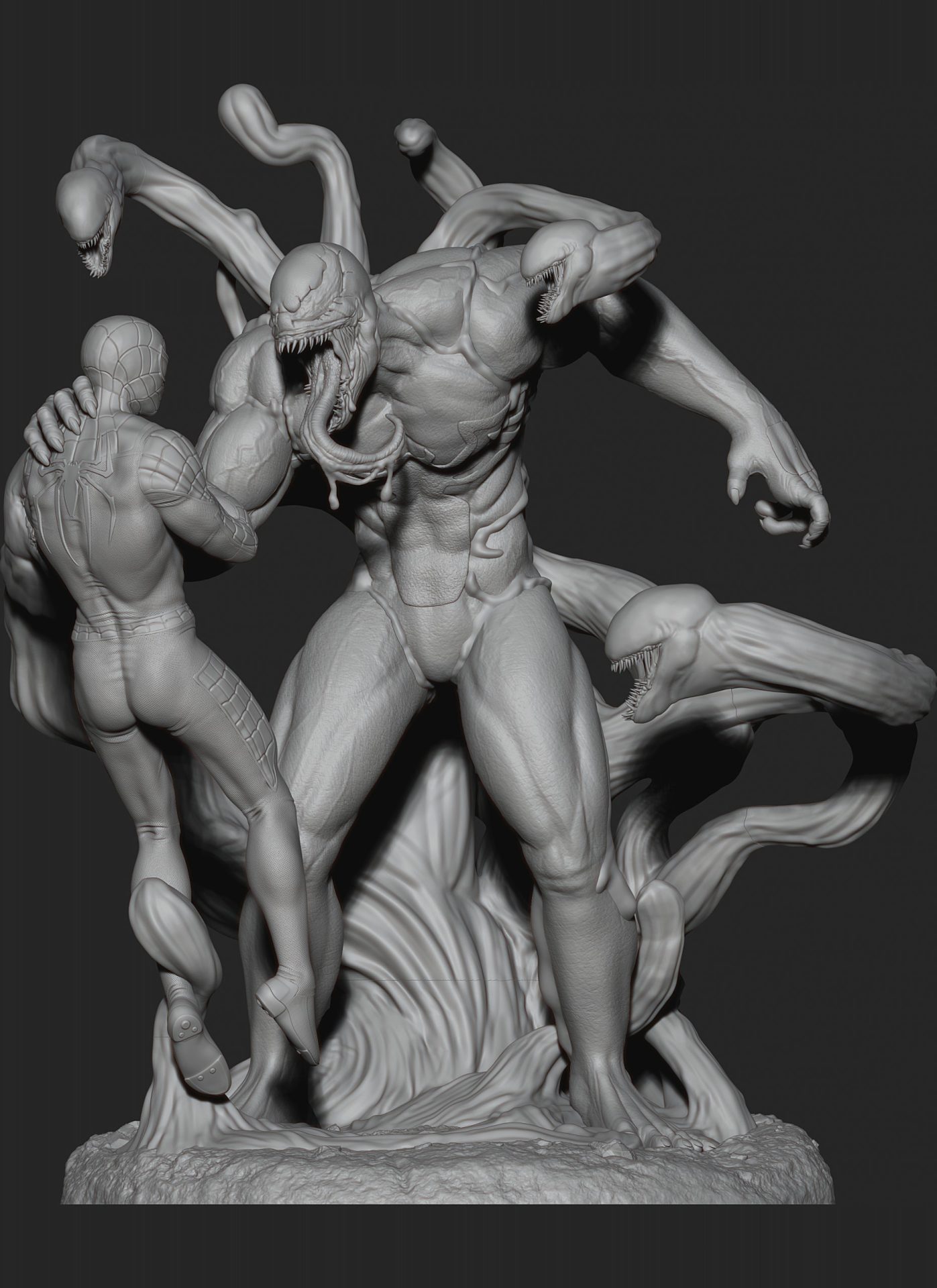 Venom Spiderman - STL 3D Printable - Image 5
