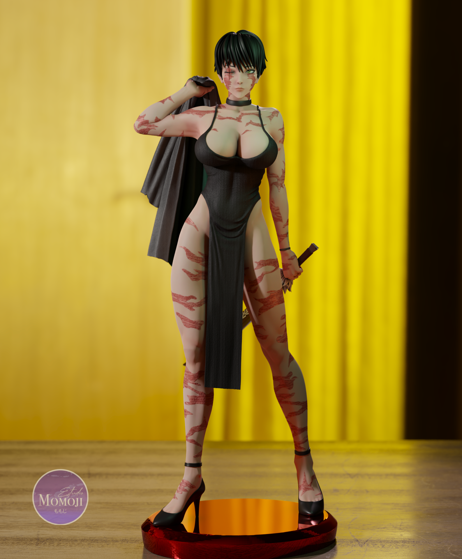 Maki Zenin - Jujustsu Kaisen - STL 3D Printable - Image 2