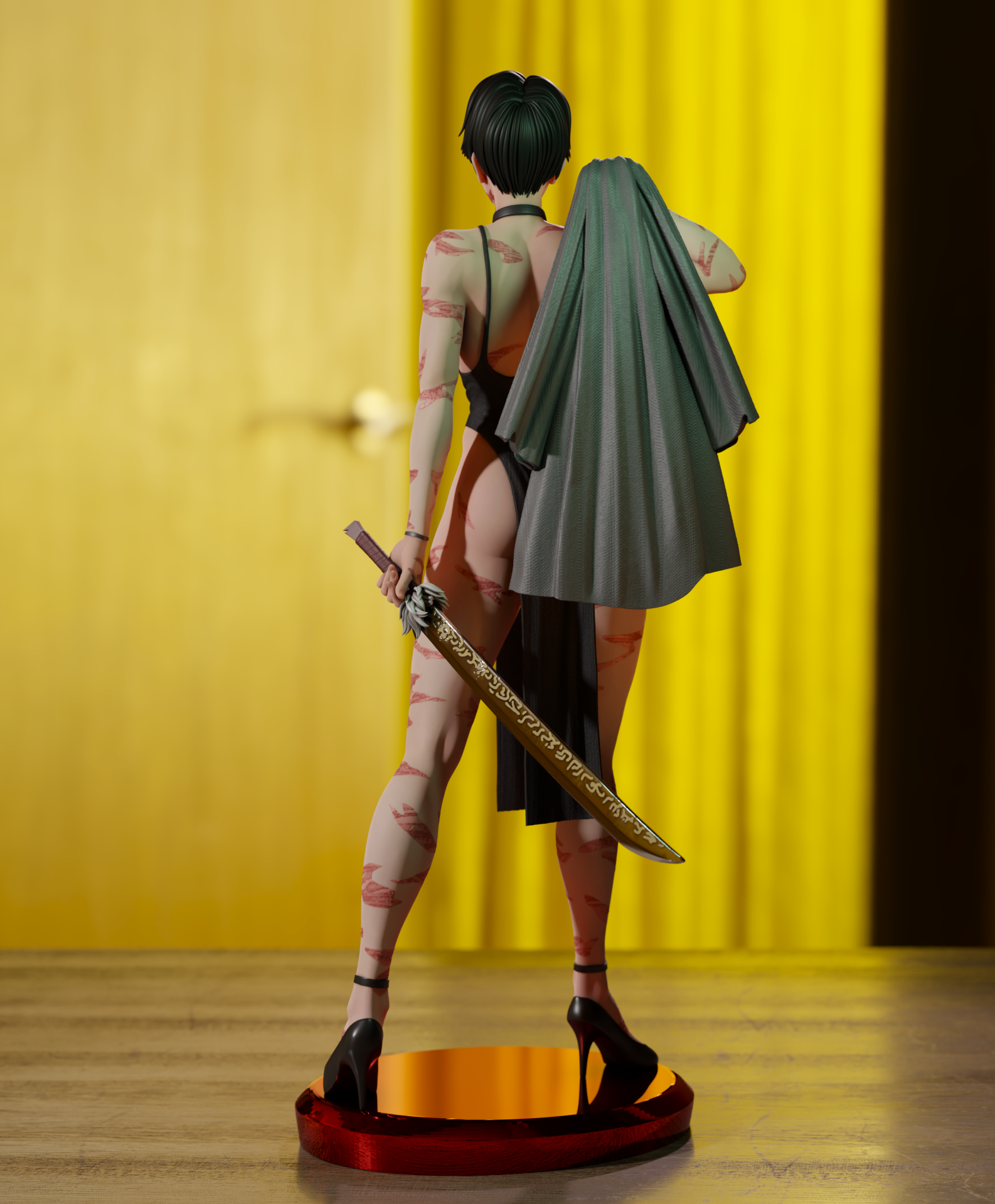 Maki Zenin - Jujustsu Kaisen - STL 3D Printable - Image 4