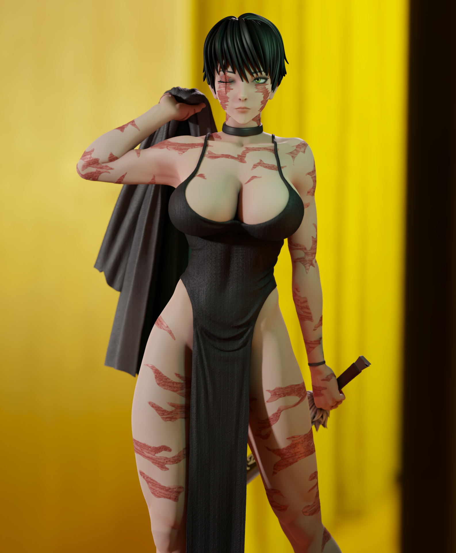 Maki Zenin - Jujustsu Kaisen - STL 3D Printable - Image 5