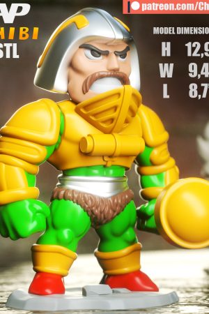 Man-At-Arms - MOTU STL file for 3D printing