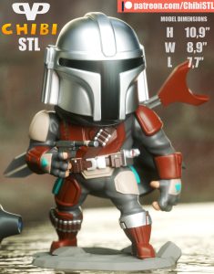 Mandalorian Chibi