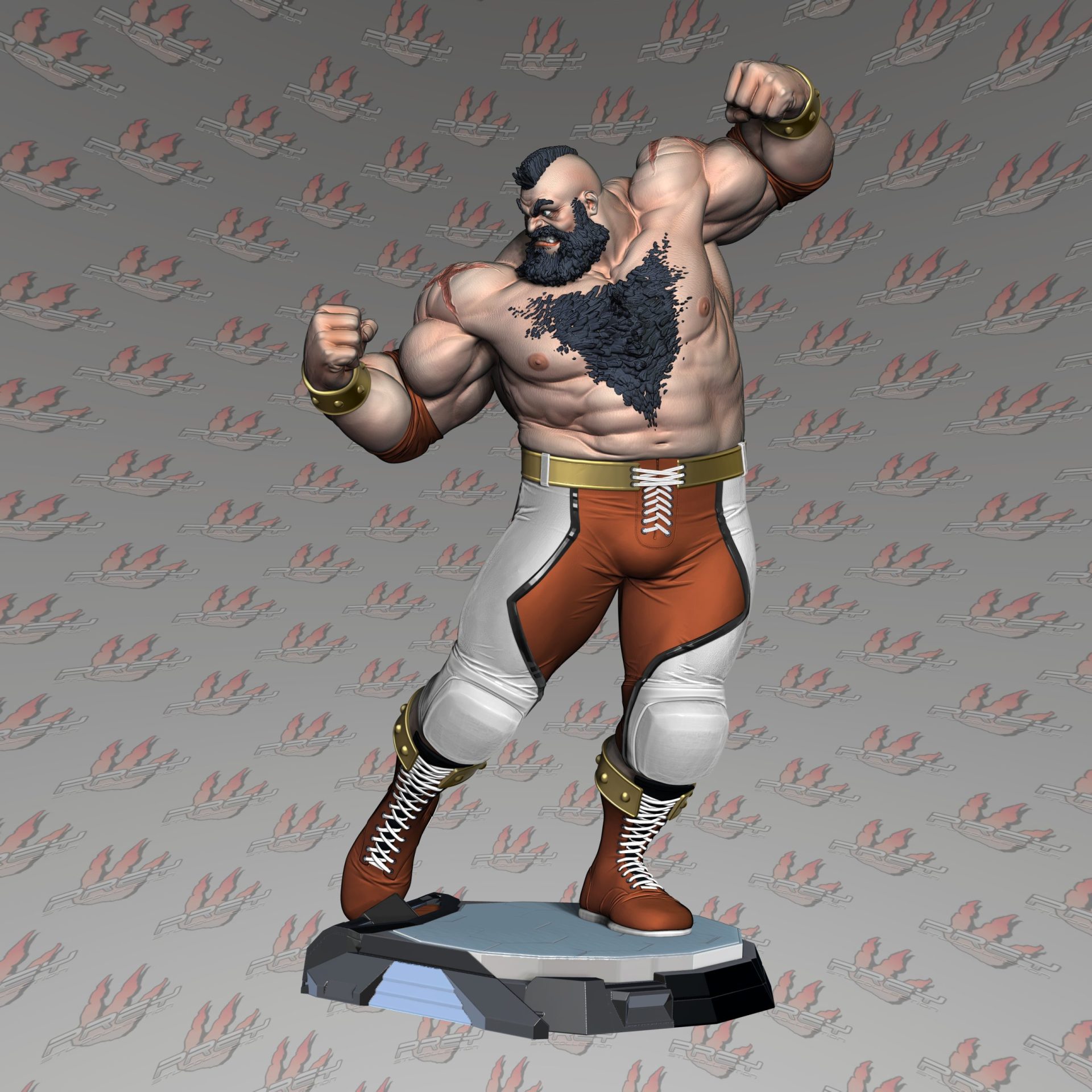 Zangief -SF- STL 3D Printable - Image 4