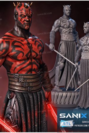 Darth Maul STL file for 3D printing