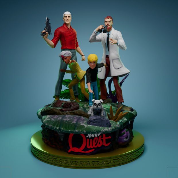 Jonny Quest STL file for 3D printing