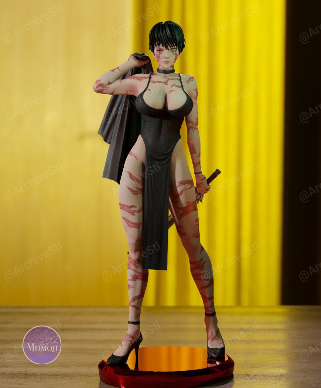 Maki Zenin - Jujustsu Kaisen - STL 3D Printable - Image 7