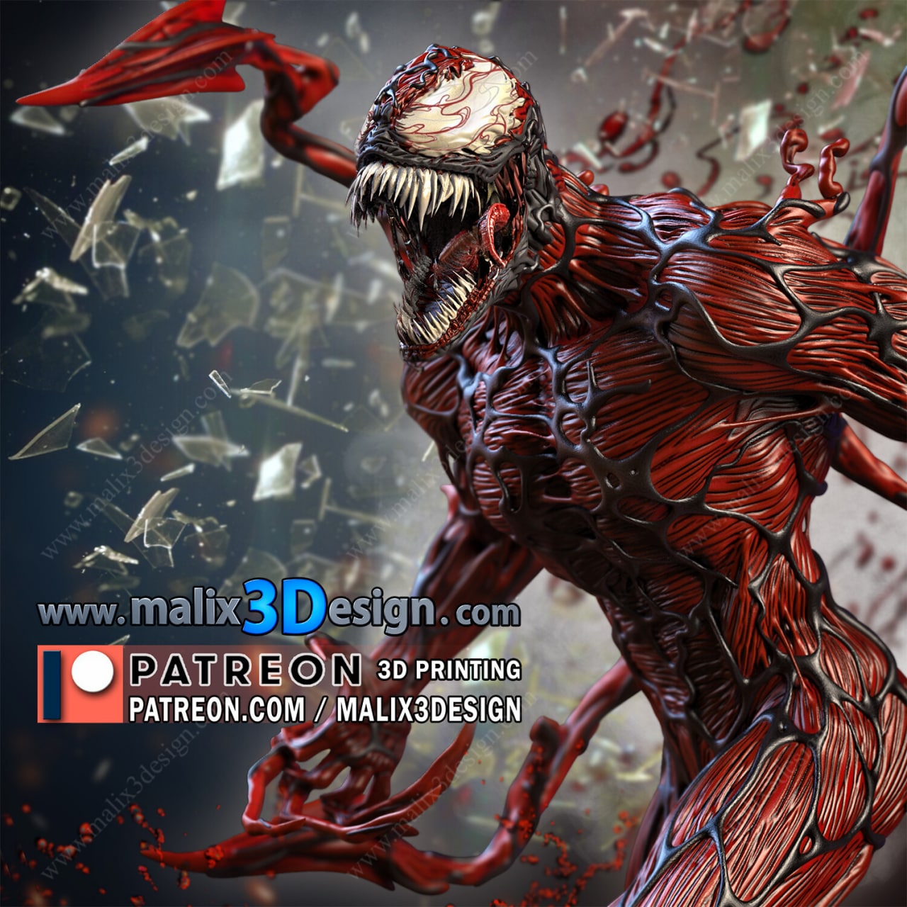 Carnage STL file for 3D printing