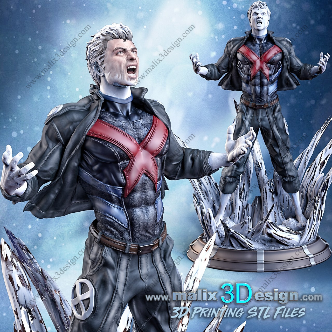 Ice-Man STL file for 3D printing