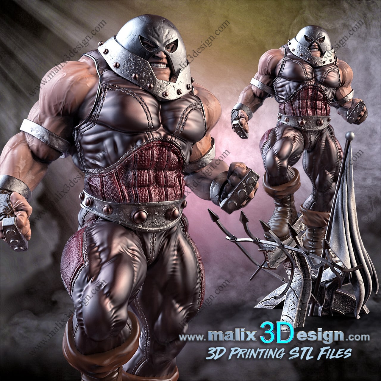 Juggernaut X-Men STL file for 3D printing