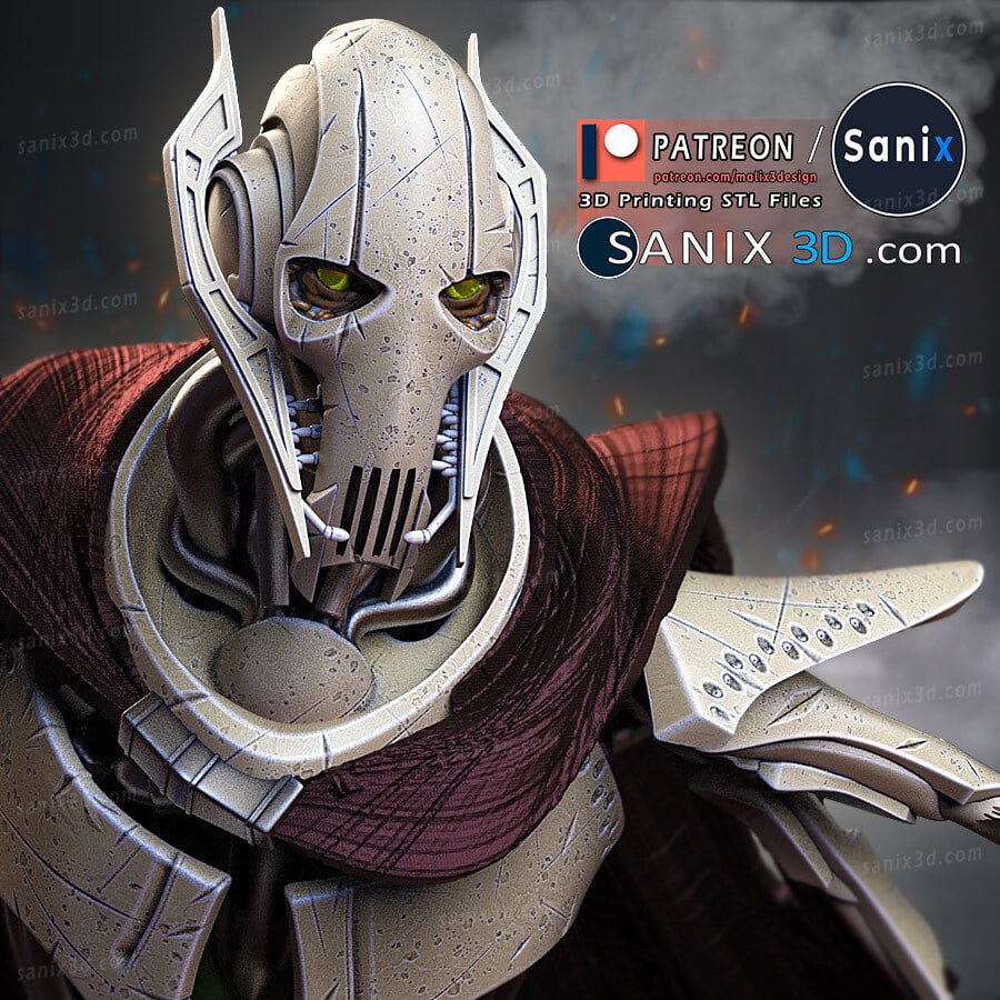 General Grievous STL file for 3D printing