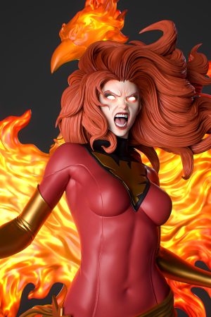 Jean Grey Phoenix - X-MEN - standard + NSFW - STL 3D Printable STL file for 3D printing