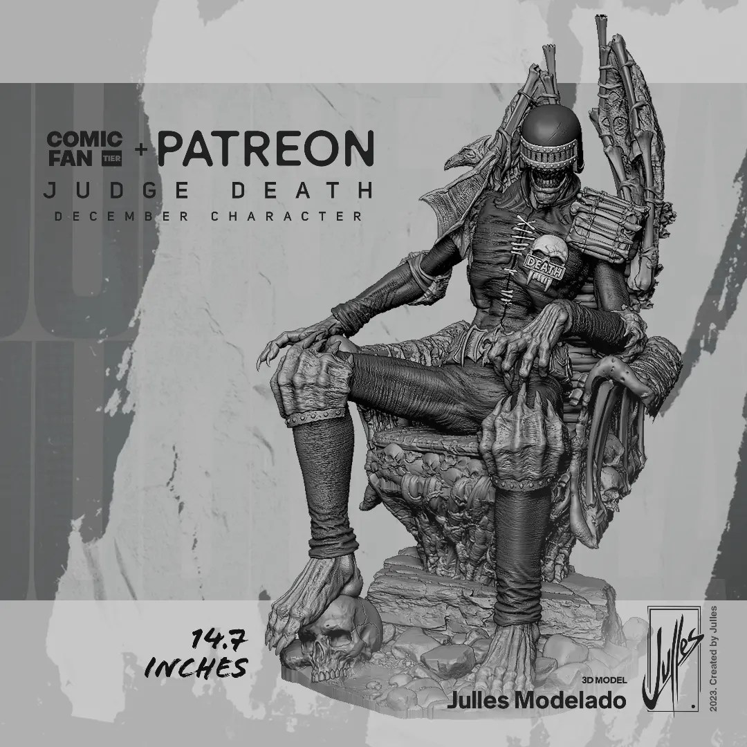 Judge Death STL file for 3D printing