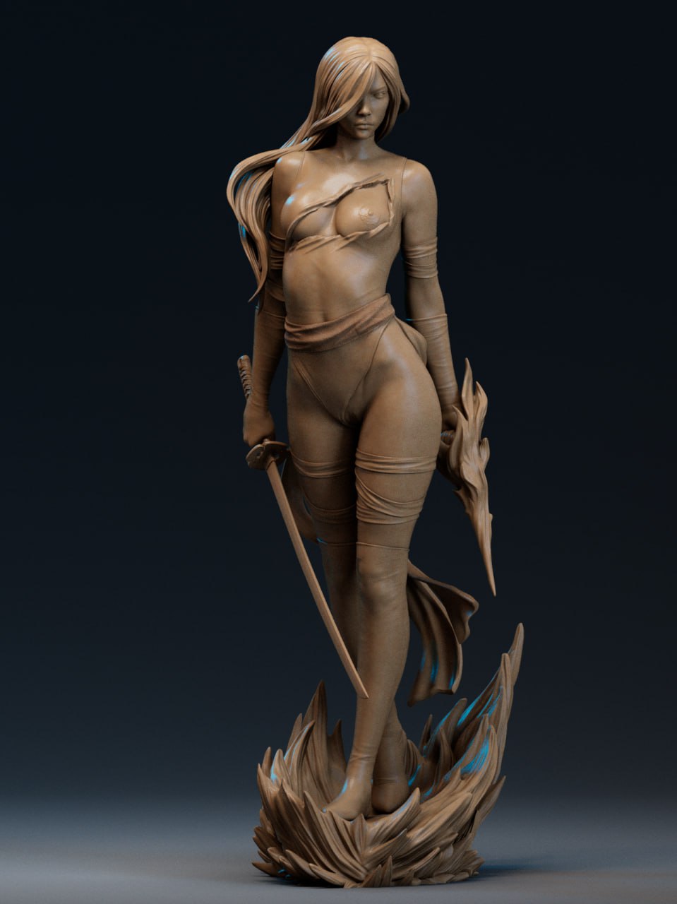 Psylocke - X-MEN - Standard + NSFW - STL 3D - Image 7