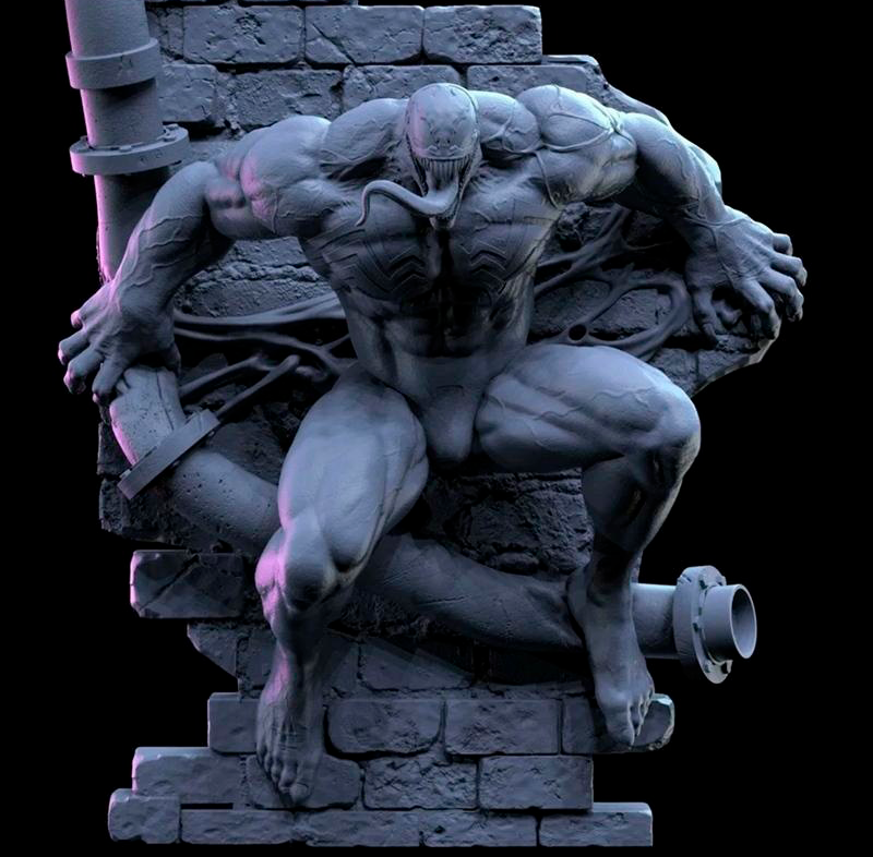Venom STL file for 3D printing