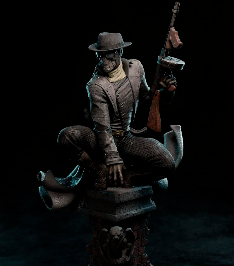 Spider Noir Statue - Image 4