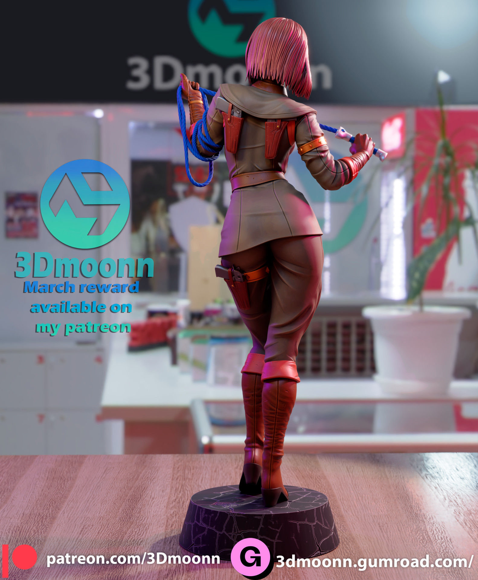 WHIP - KOF - Standard + NSFW - STL 3D Printable file - Image 6