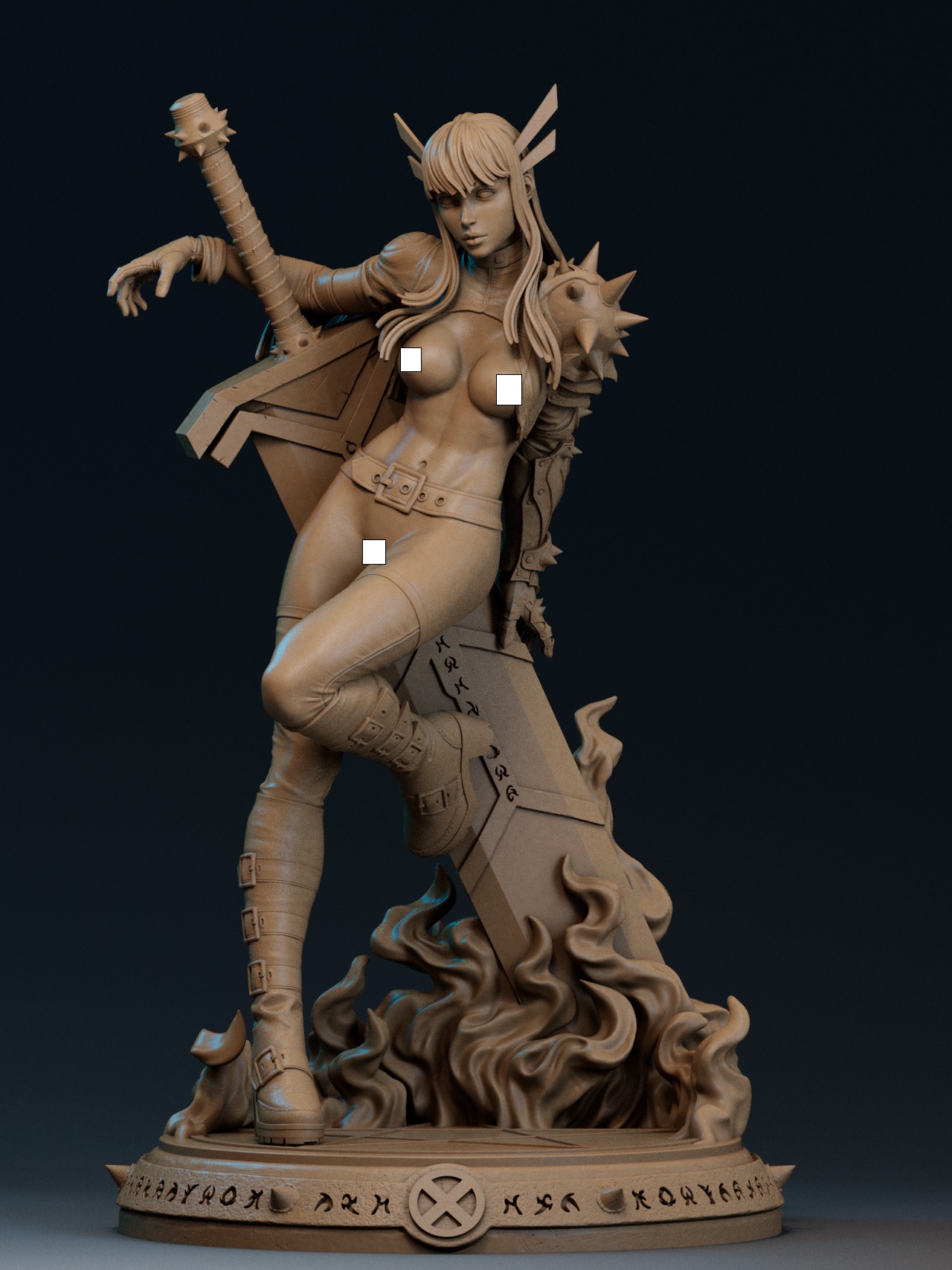 Magik - X-MEN - standard + NSFW - STL 3D Printable - Image 9
