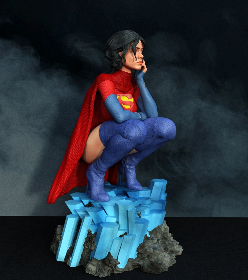Supergirl - STL 3D Printable File - Image 5