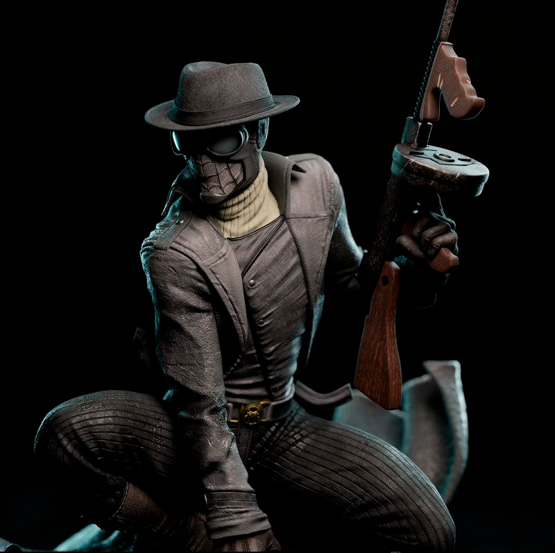 Spider Noir Statue - Image 7
