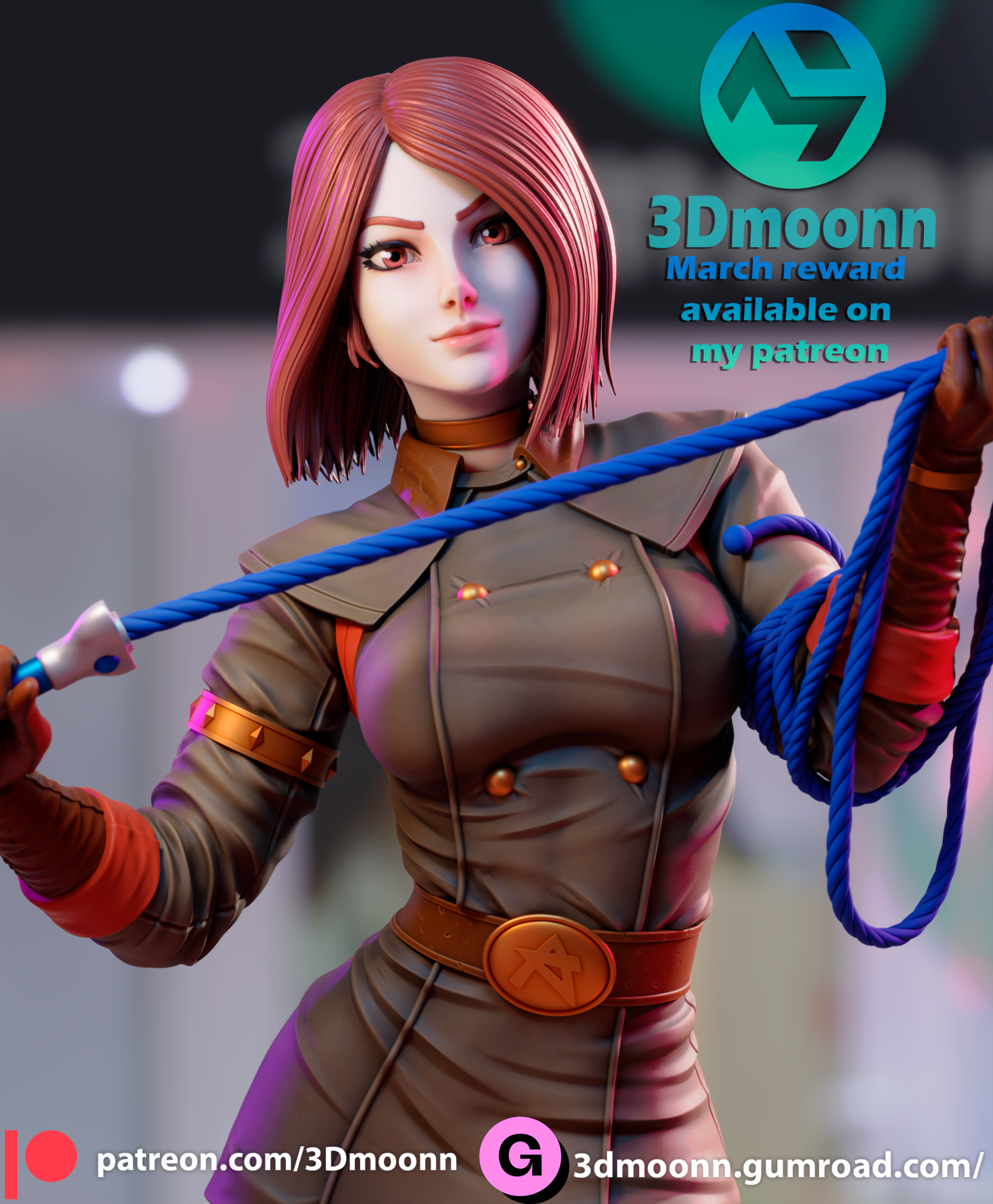 WHIP - KOF - Standard + NSFW - STL 3D Printable file - Image 2