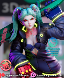 Rebecca v4 – CyberPunk – STL 3D Printable
