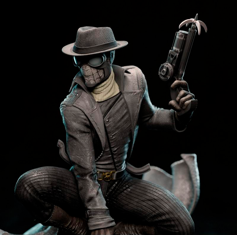 Spider Noir Statue - Image 8