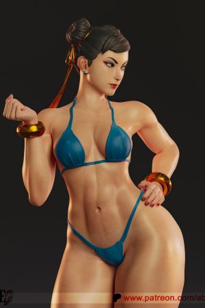 Chun-Li SF6 Bikini STL file for 3D printing