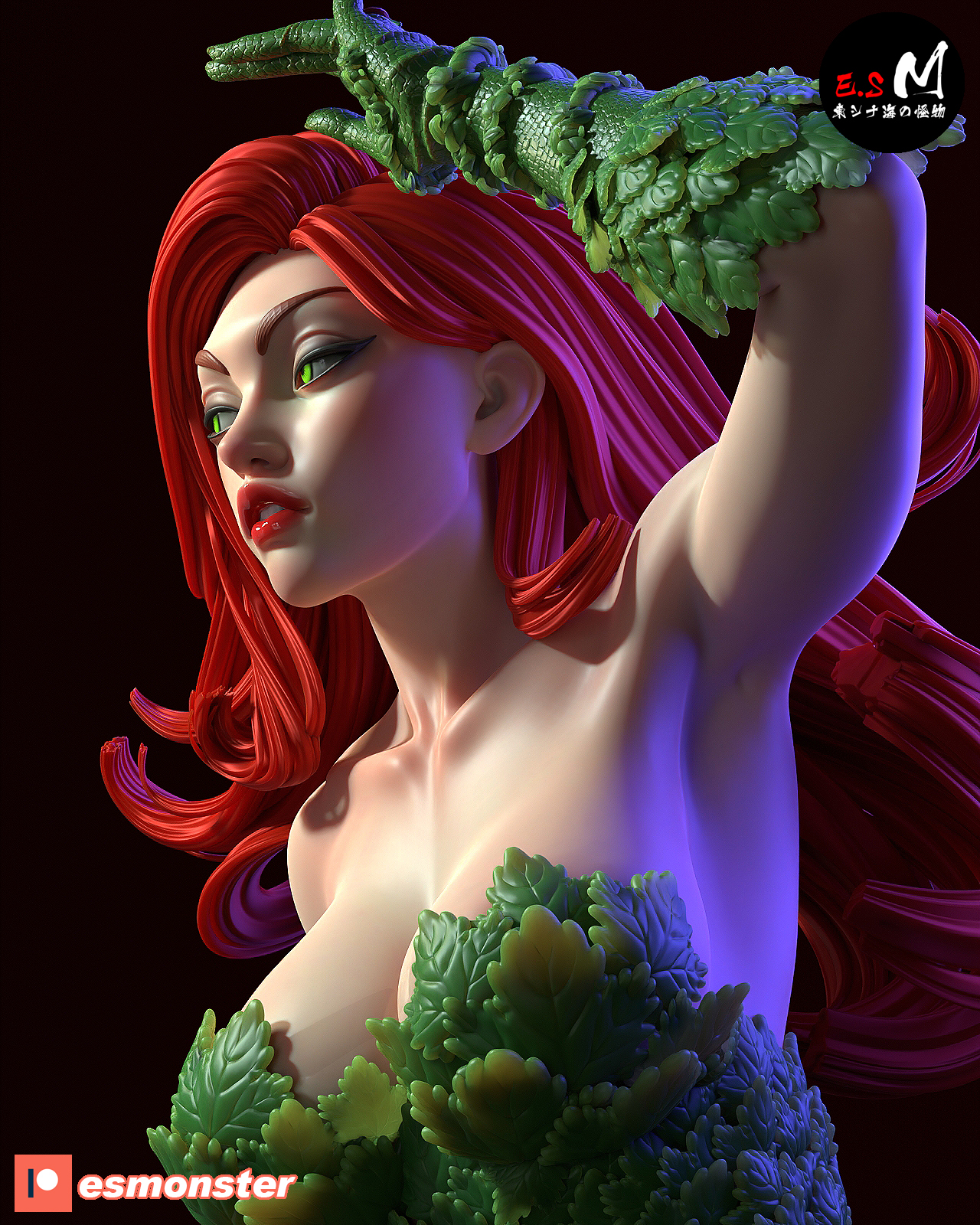 Poison Ivy - Standard + NSFW - STL 3D Printable - Image 4