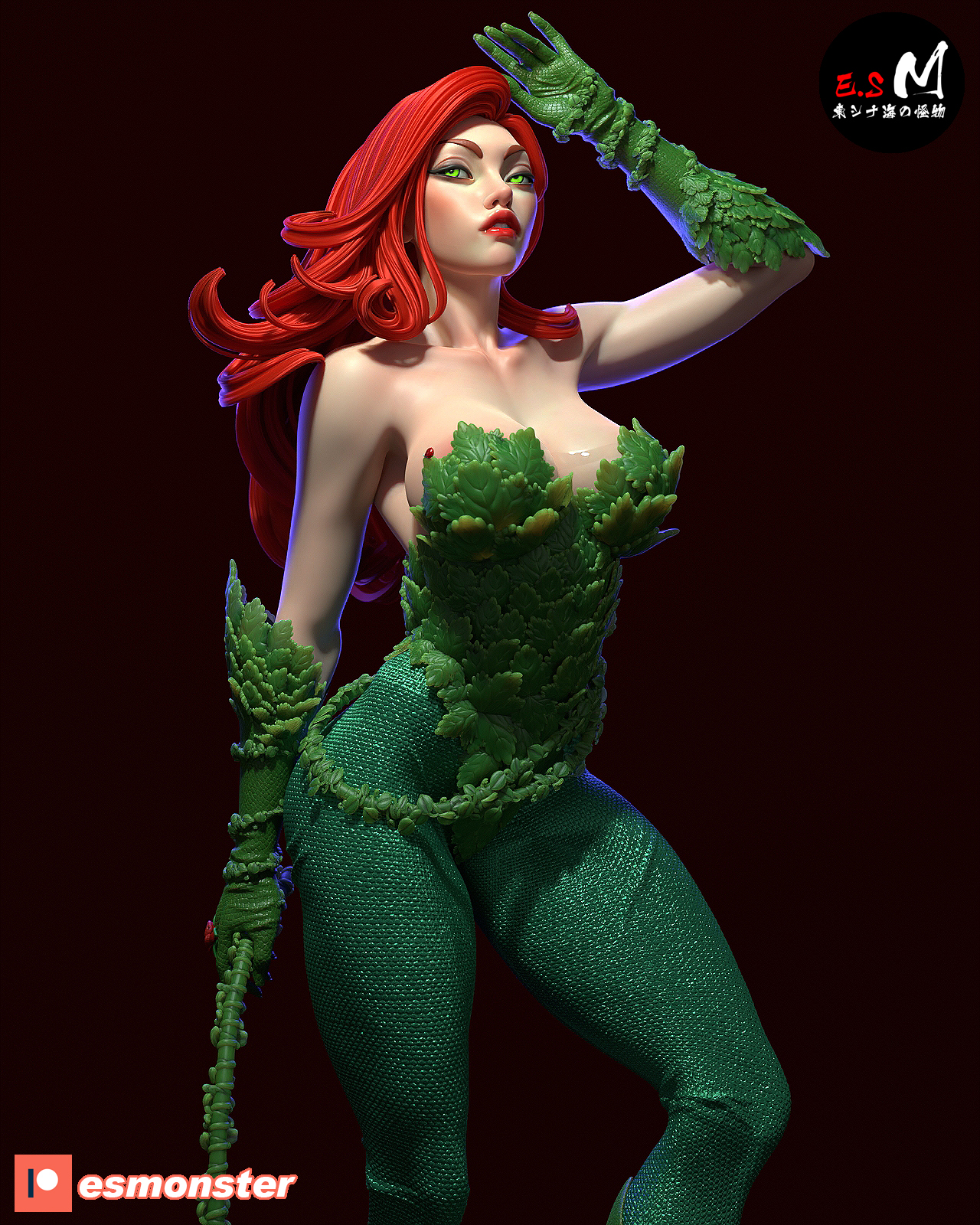 Poison Ivy - Standard + NSFW - STL 3D Printable - Image 5