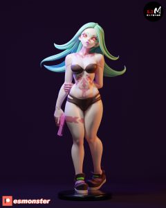 Rebecca Cyberpunk v2 – STL 3D Printable