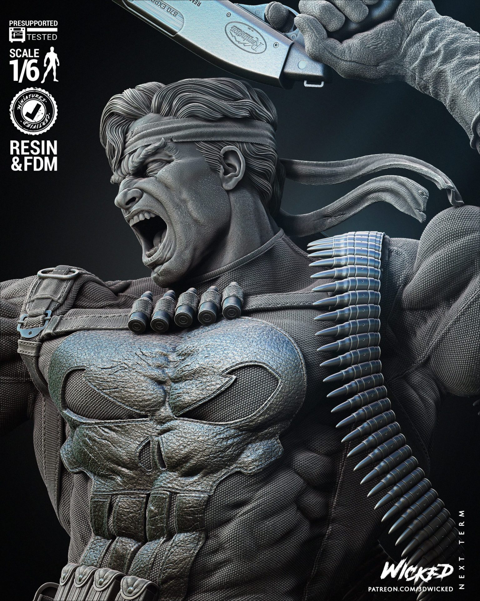The Punisher Sculpture - Image 4