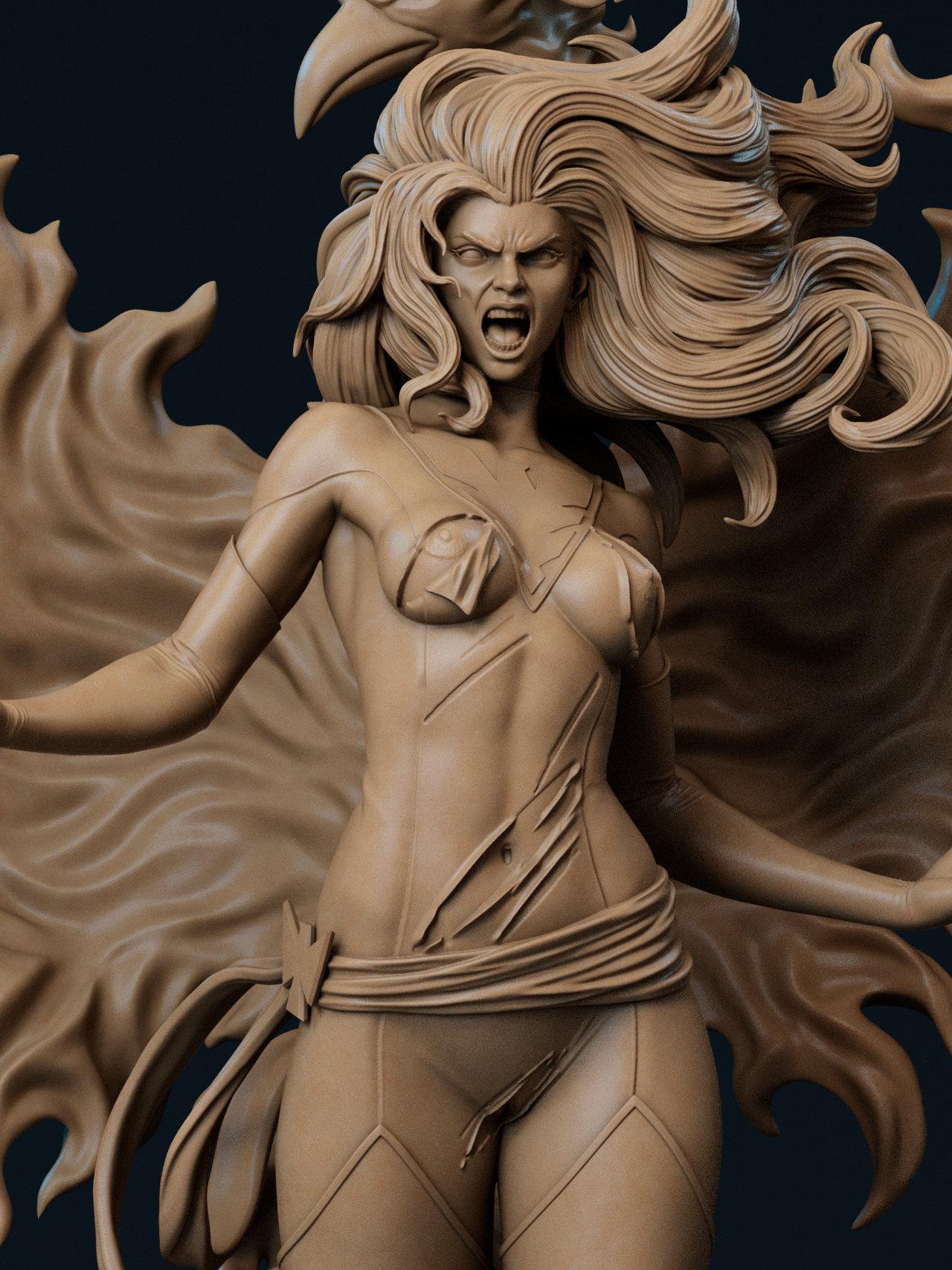 Jean Grey Phoenix - X-MEN - standard + NSFW - STL 3D Printable - Image 8