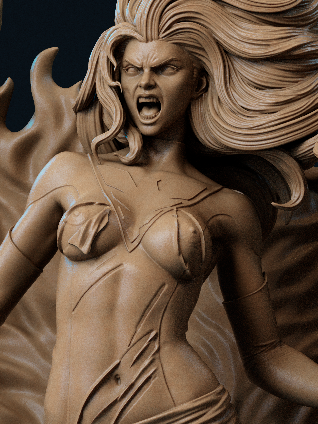 Jean Grey Phoenix - X-MEN - standard + NSFW - STL 3D Printable - Image 9