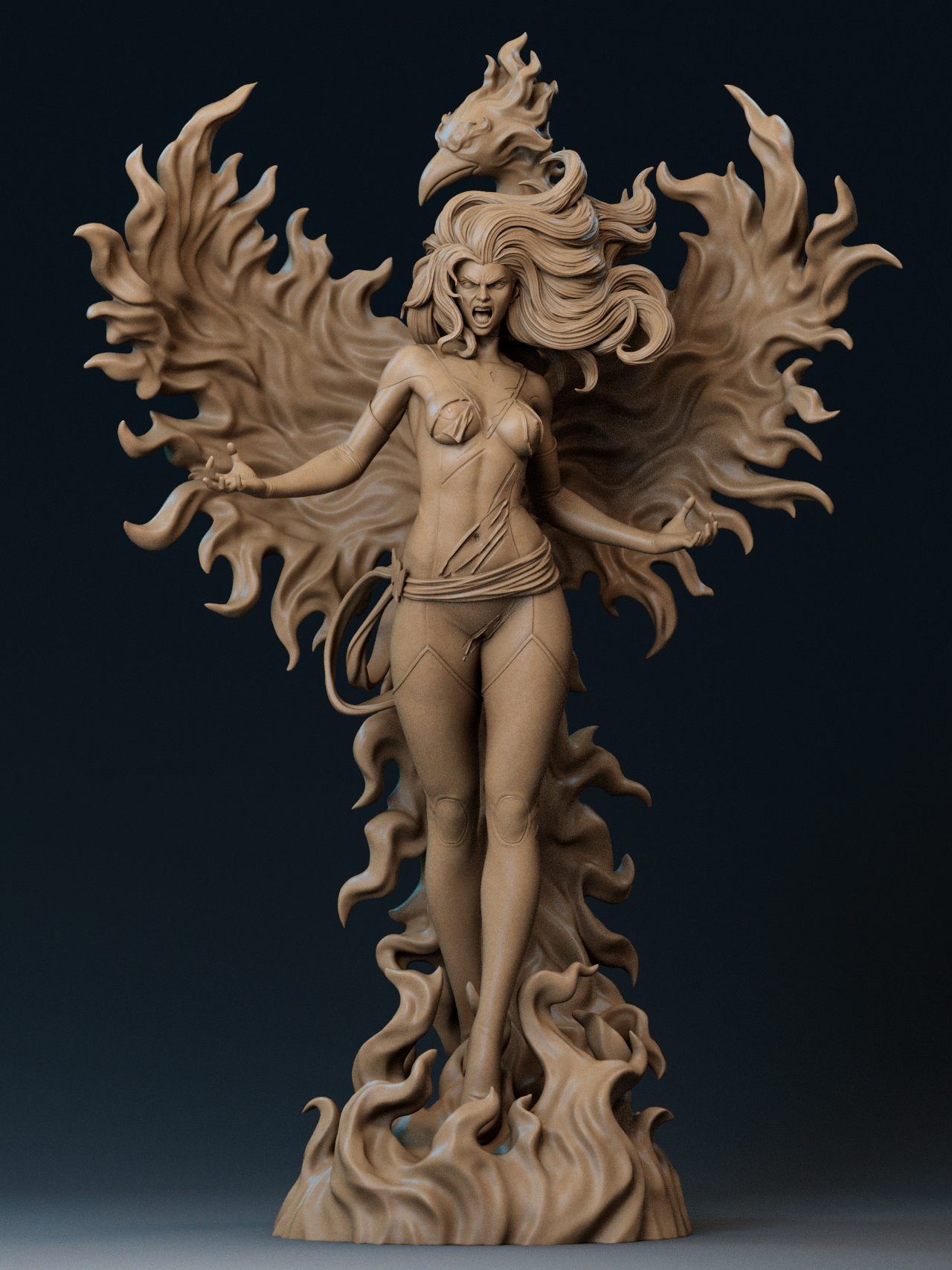 Jean Grey Phoenix - X-MEN - standard + NSFW - STL 3D Printable - Image 10