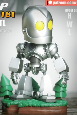 Iron Giant Chibi STL file for 3D printing
