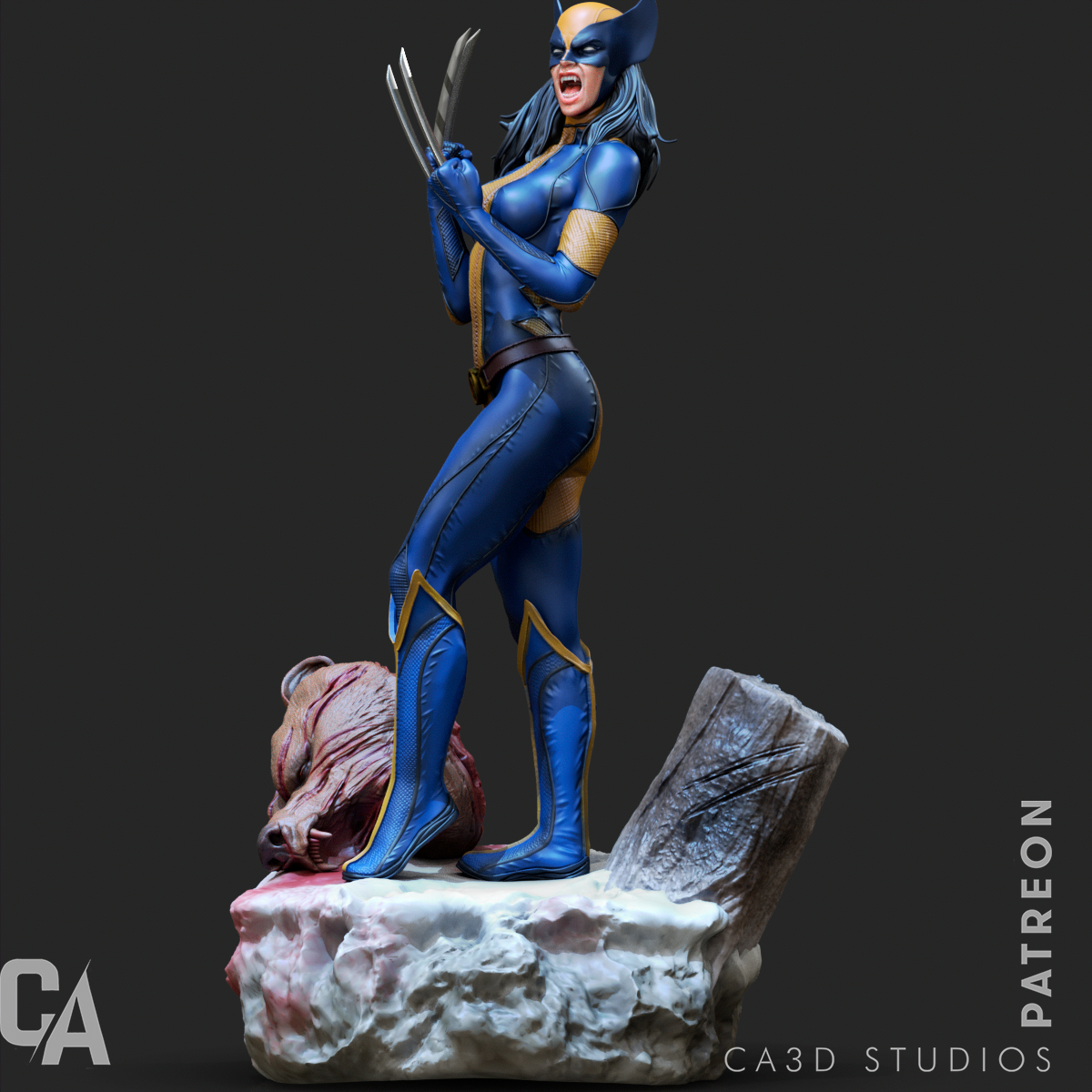 X-23 - X-MEN - Standard + NSFW - STL 3D - Image 8