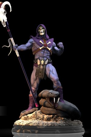 Skeletor - Motu - STL 3D Printable File STL file for 3D printing