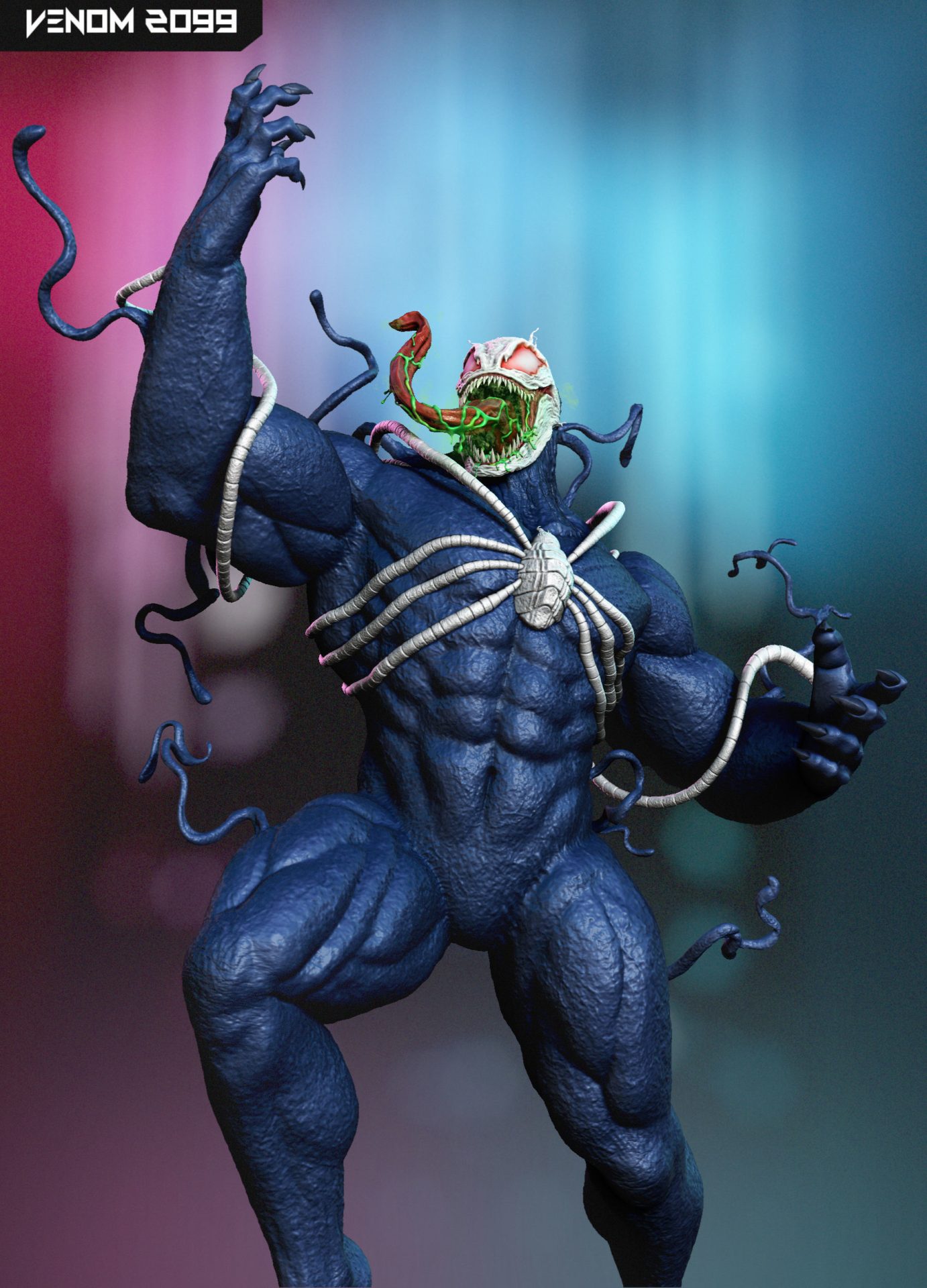 Venom 2099 STL file for 3D printing