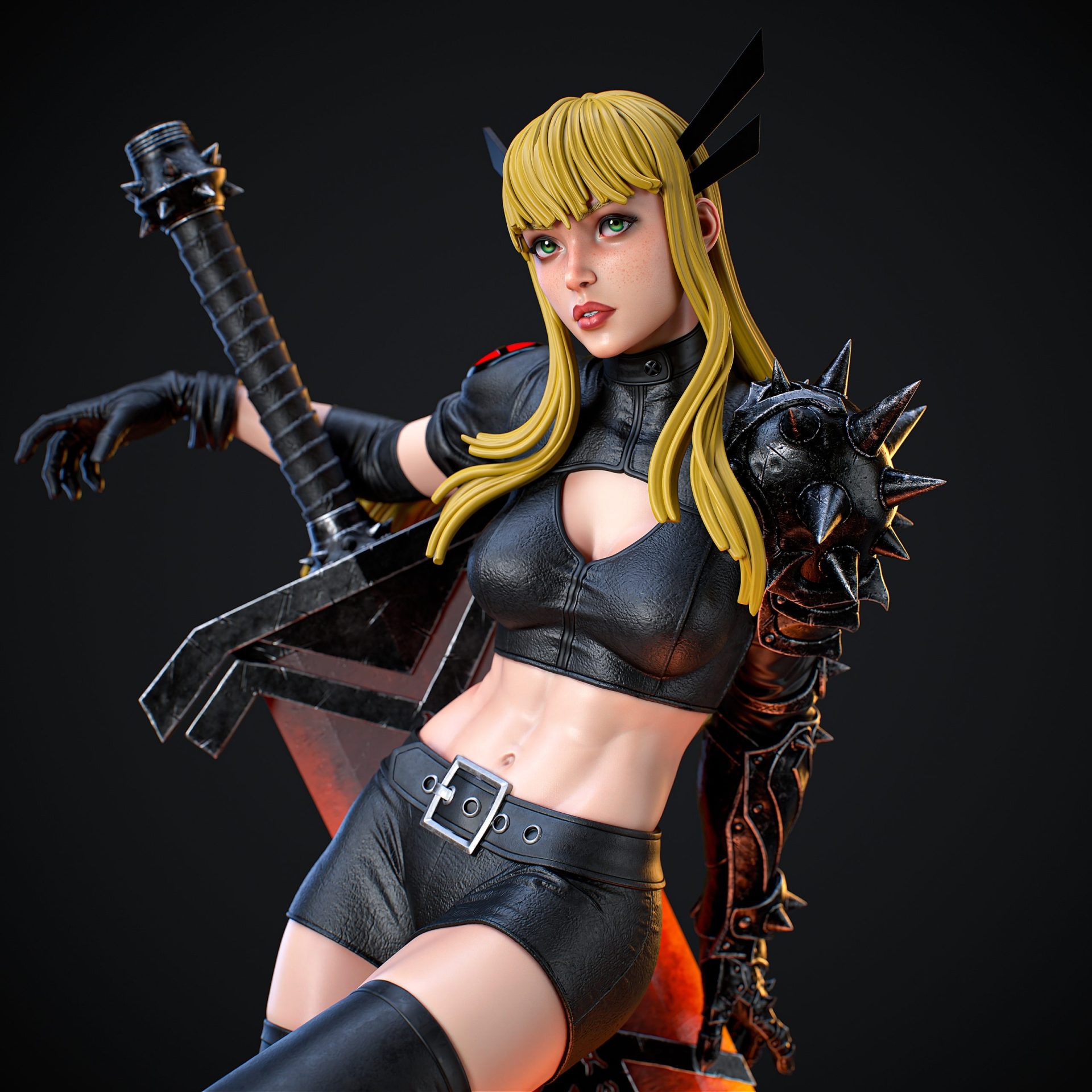 Magik - X-MEN - standard + NSFW - STL 3D Printable - Image 3