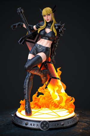 Magik - X-MEN - standard + NSFW - STL 3D Printable STL file for 3D printing