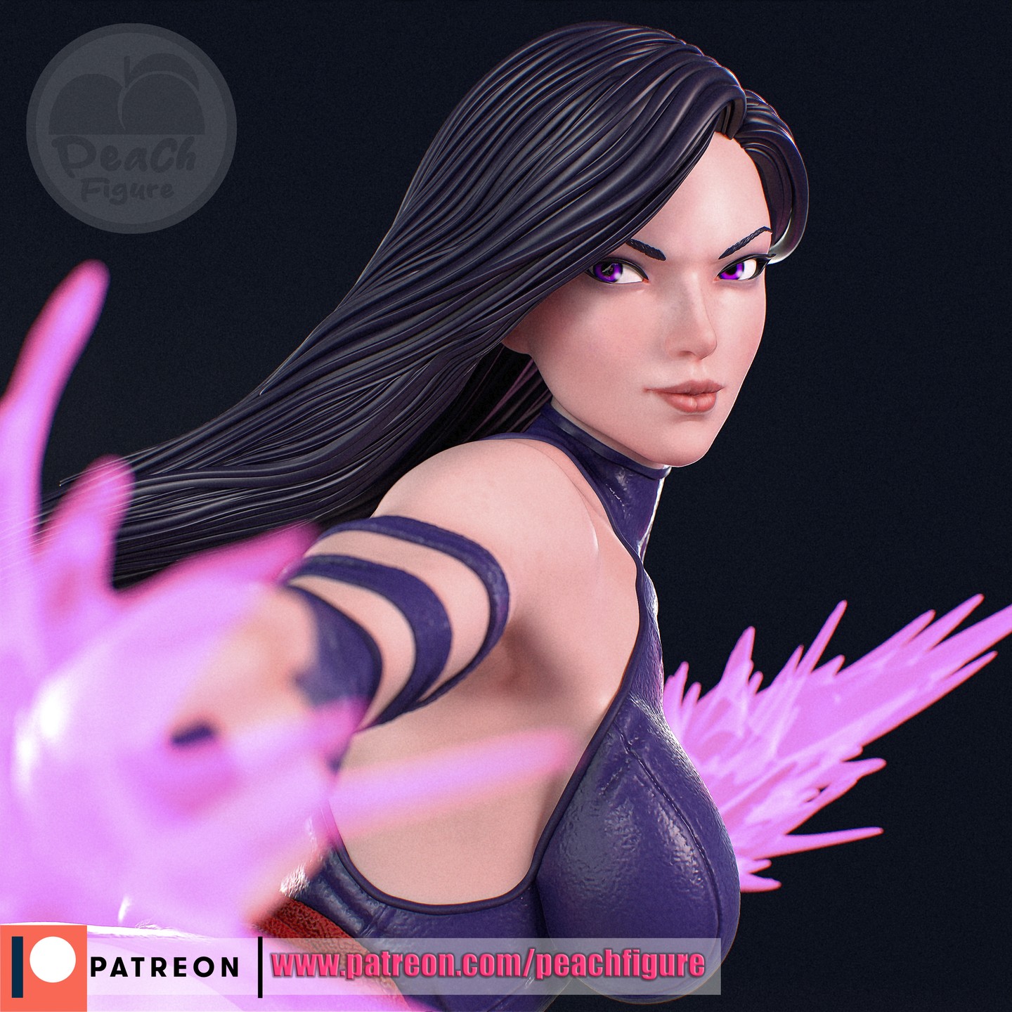 Pyslocke v4 - x-men - STL 3D Printable - Image 2