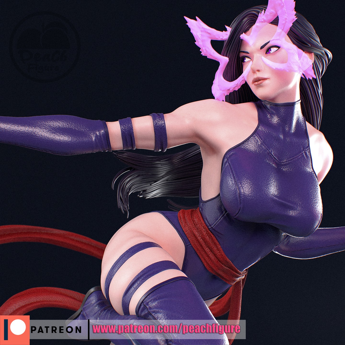Pyslocke v4 - x-men - STL 3D Printable - Image 5