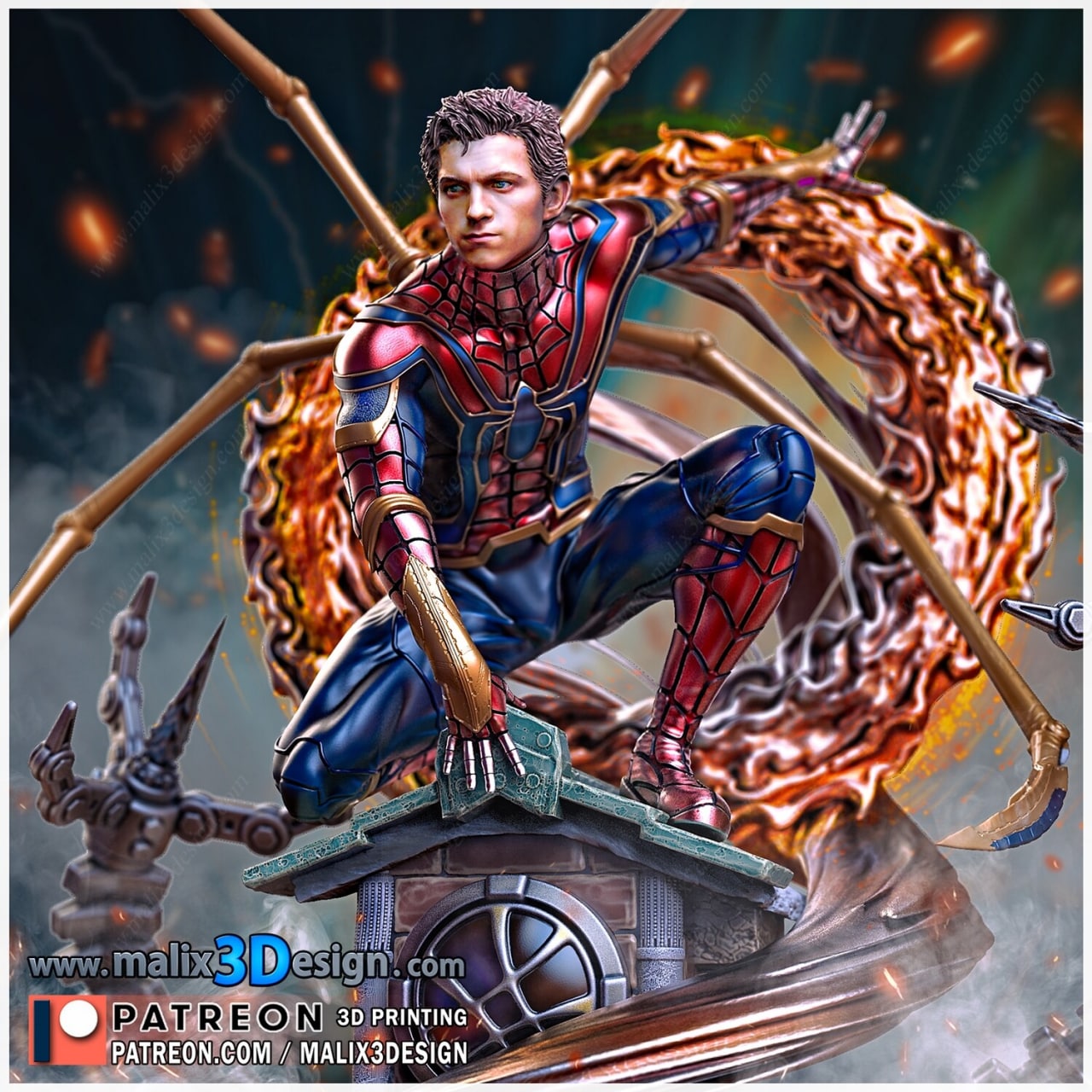 Spider Man no Way Home STL file for 3D printing