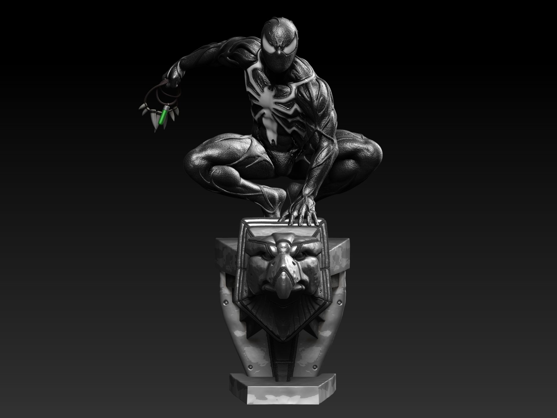 Spider Man 2 STL file for 3D printing