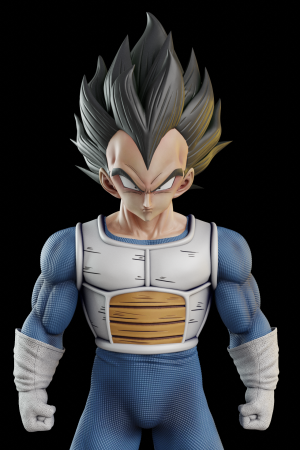 Vegeta in Armor STL file for 3D printing