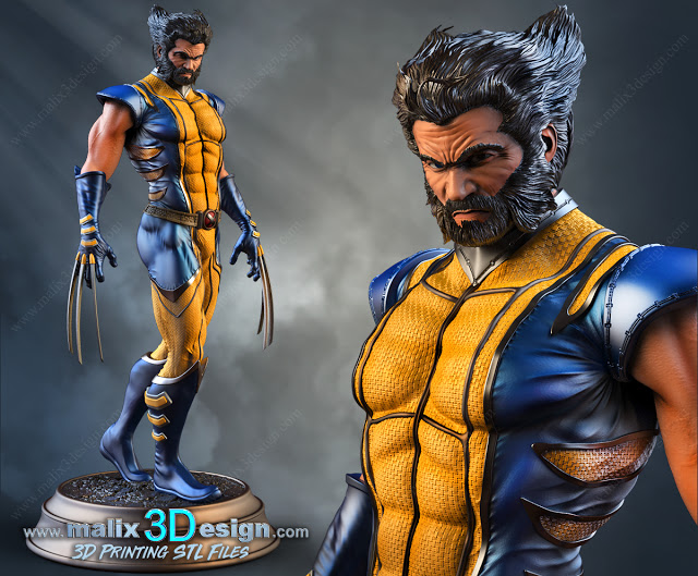 Weapon X Wolverine STL file for 3D printing